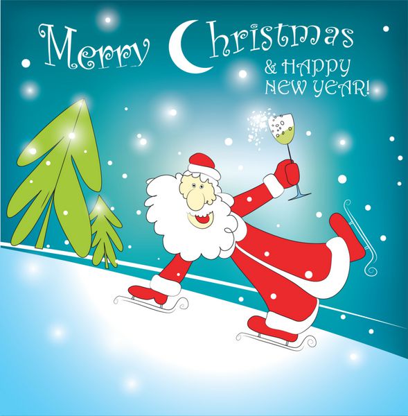 اسکیت کارتونی کریسمس بابا نوئل 2015