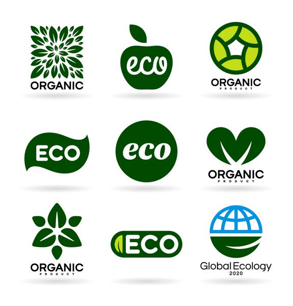 نمادهای محصولات ارگانیک و محیط زیست نمادهای اکو 14