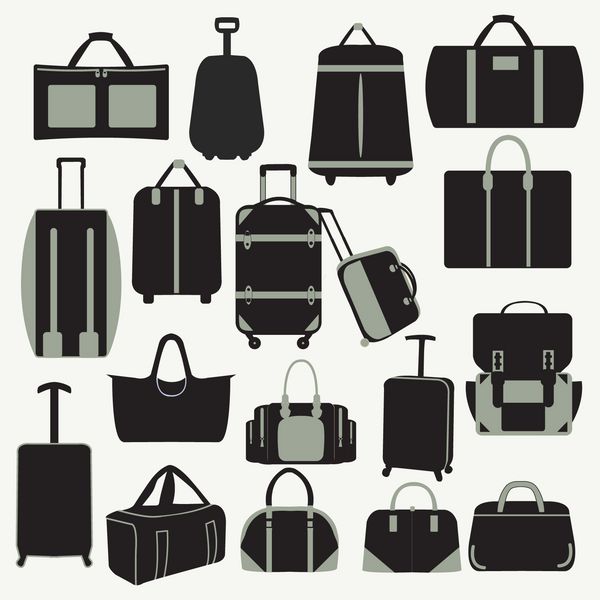 نمادهای تم چمدان-تصویر