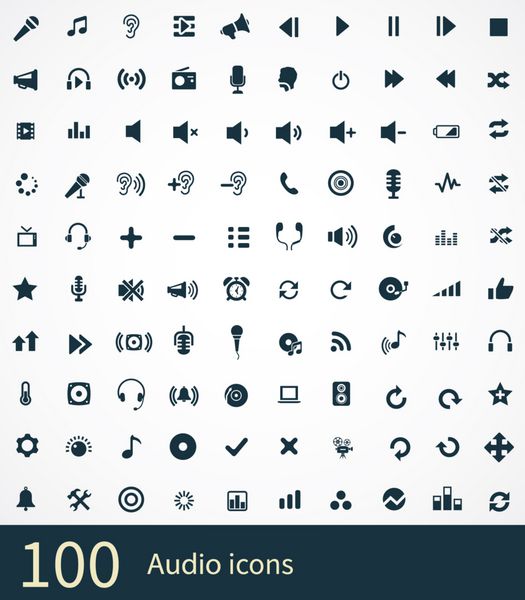 100 نماد صوتی