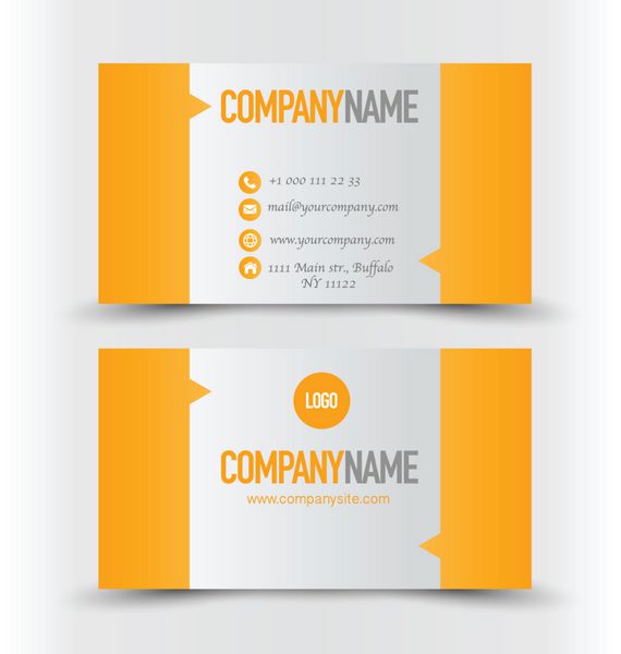 قالب مجموعه طراحی کارت ویزیت برای سبک شرکتی