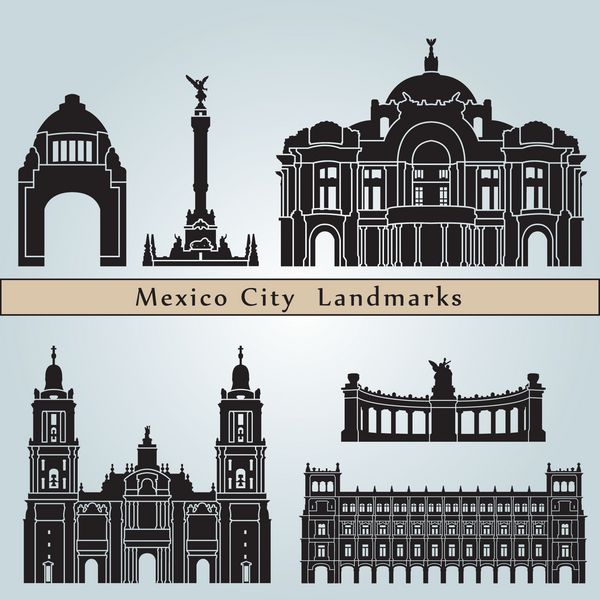 بناهای تاریخی و بناهای مکزیکوسیتی
