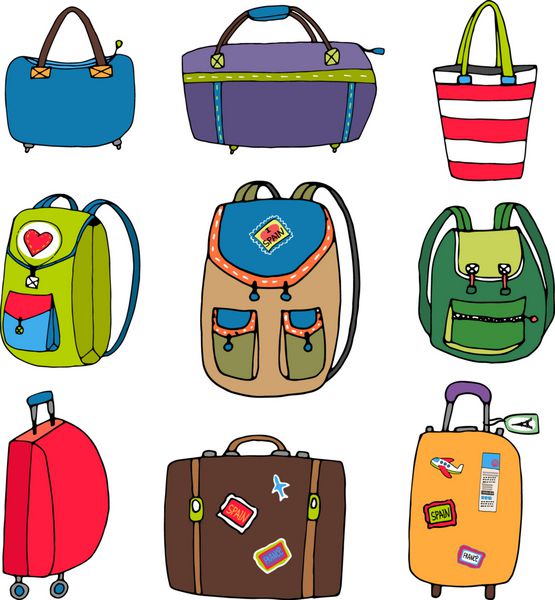 انواع کیف چمدان کوله پشتی و چمدان