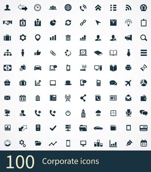 100 نماد شرکتی