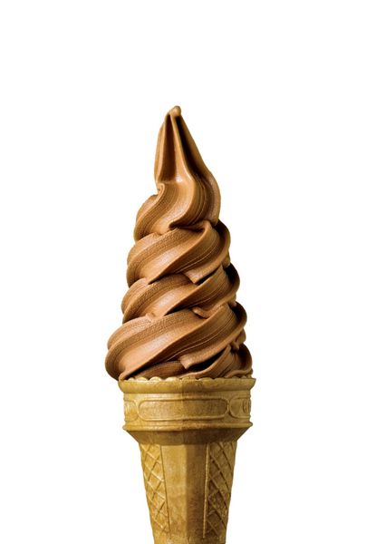 بستنی قیفی با طعم شکلاتی 1