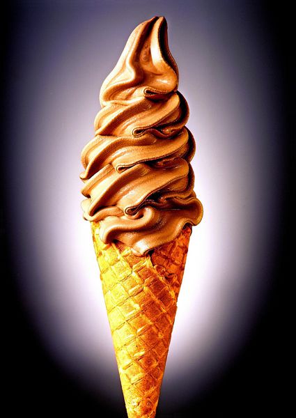  عکس بستنی قیفی شکلاتی