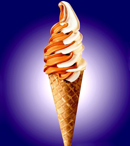  عکس بستنی قیفی شکلاتی