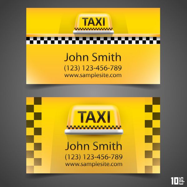 کارت ویزیت تاکسی