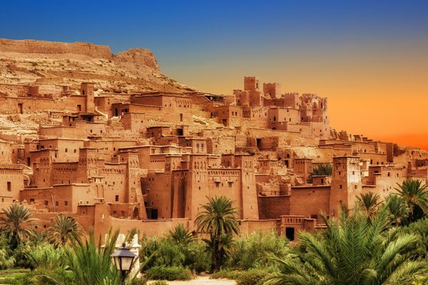 kasbah ait ben haddou در کوه های اطلس مراکش سایت میراث جهانی یونسکو از سال 1987 چندین فیلم در آنجا ساخته شده است