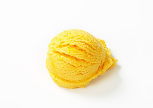 اسکوپ بستنی زرد