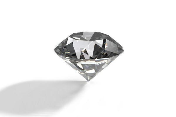 جواهر الماس در پس زمینه رندر سه بعدی با کیفیت بالا