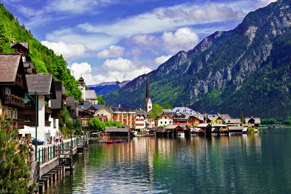 هالستات - دهکده زیبای کوچک در آلپ اتریش