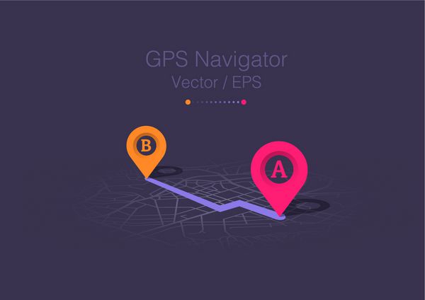 وکتور GPS Navigator