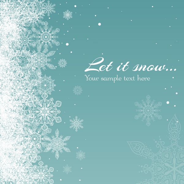  عکس برف و کریسمس