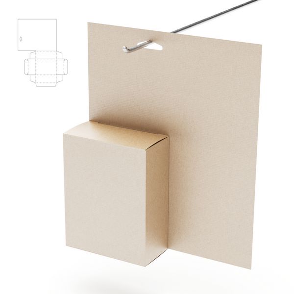 جعبه آویز با پانل توضیحات و قالب قالب