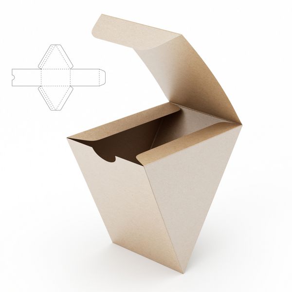 جعبه مثلثی با قالب قالب