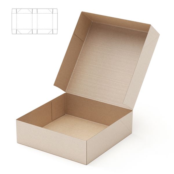 جعبه جعبه مربعی با قالب قالب