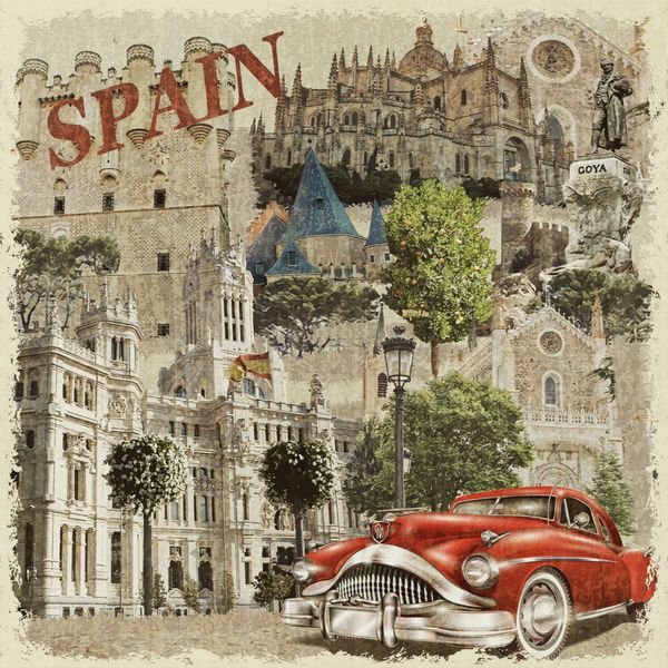 پوستر قدیمی اسپانیا