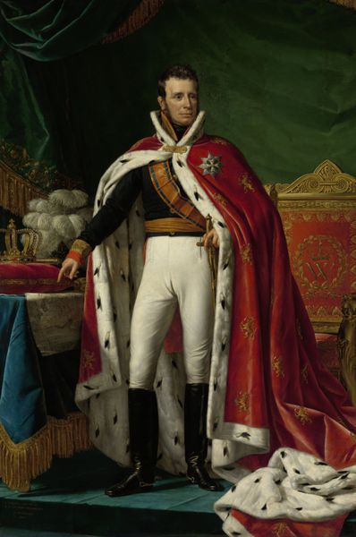 پرتره ویلیام اول پادشاه هلند اثر جوزف پالینک 1819 رنگ روغن روی بوم پس از نبرد واترلو او در سال 1815 به عنوان پادشاه ویلیام اول معرفی شد