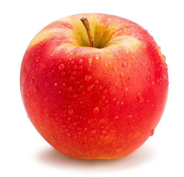سیب قرمز جدا شده