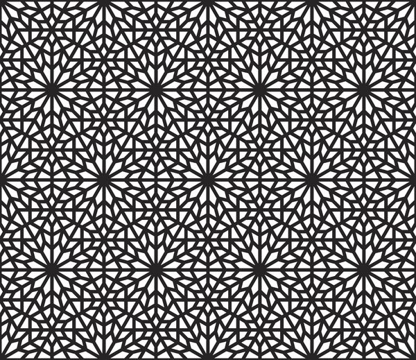 طرح اسلیمی زمینه عربی ترکیب هندسی سیاه و سفید طرح ویترای