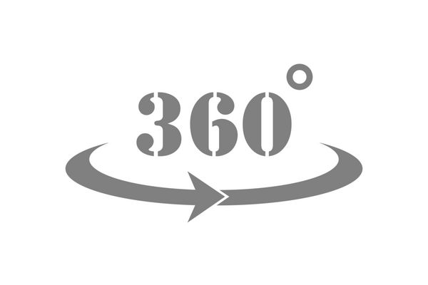 نماد وکتور 360 درجه