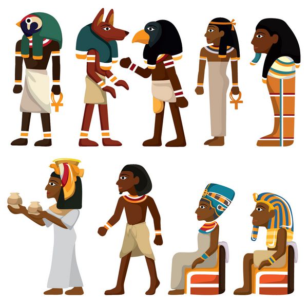 نماد کارتونی فرعون