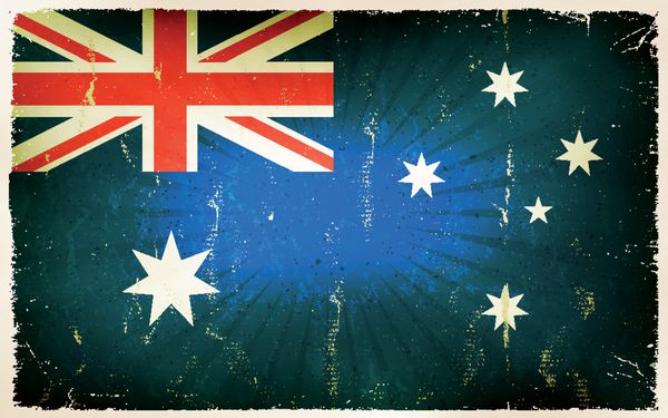 پس زمینه پوستر پرچم استرالیا