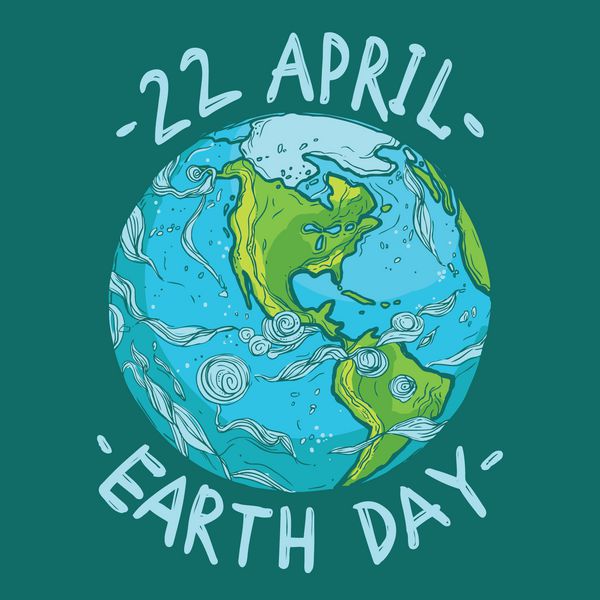 پوستر اکولوژیکی روز زمین 22 آوریل