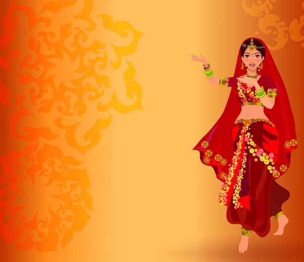 نمادهای سنتی هند زنان رقصنده و زیور آلات هندی