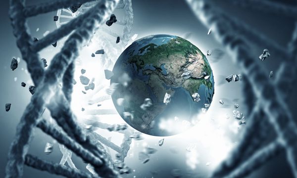 تحقیق مولکول DNA رسانه های ترکیبی