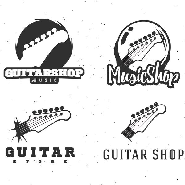 لوگو تایپ های فروشگاه گیتار