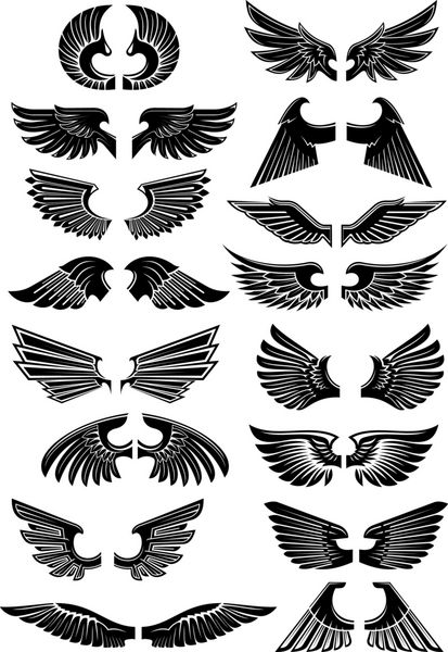 نمادهای نمادهای هرالدیک بال