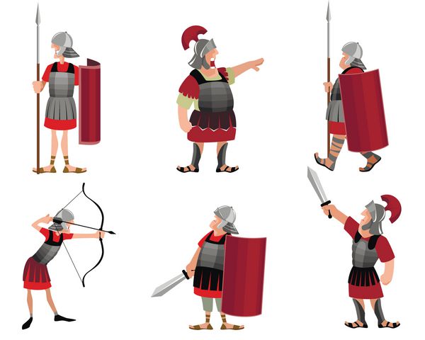 شش جنگجوی رومی