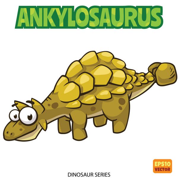 کارتون شخصیت Ankylosaurus