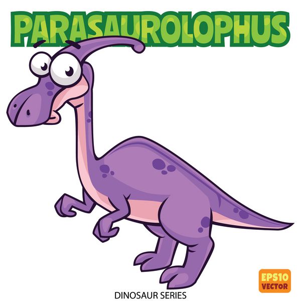 شخصیت کارتونی Parasaurolophus