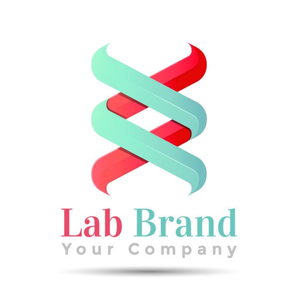 فناوری زیستی طراحی زیست شناسی الگوی لوگوی DNA نماد کسب و کار وکتور تصویر هویت برندینگ شرکتی برای شرکت شما مفهوم خلاقانه انتزاعی