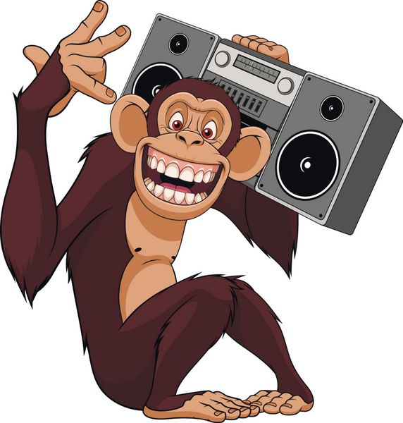 ضبط میمون شاد