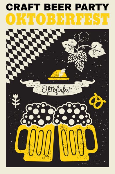 پوستر جشنواره آبجو Oktoberfest