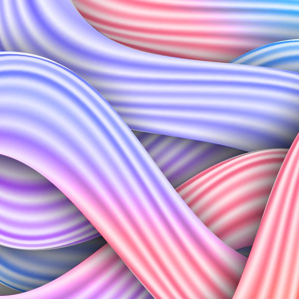 نوارهای منحنی پس زمینه انتزاعی رنگارنگ وکتور