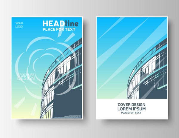 طراحی خلاقانه بروشور قالب بروشور رنگی طرح بروشور جلد مجله زیبا جلد کتاب
