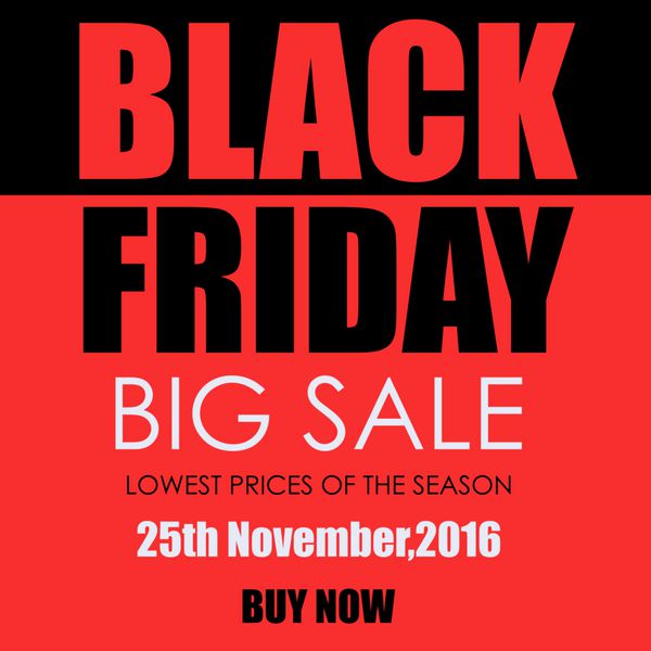 عکس نوشته بلک فرایدی