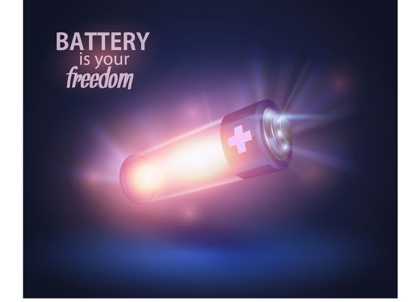 باتری برق شارژ کامل با روشنایی انرژی جایگزین
