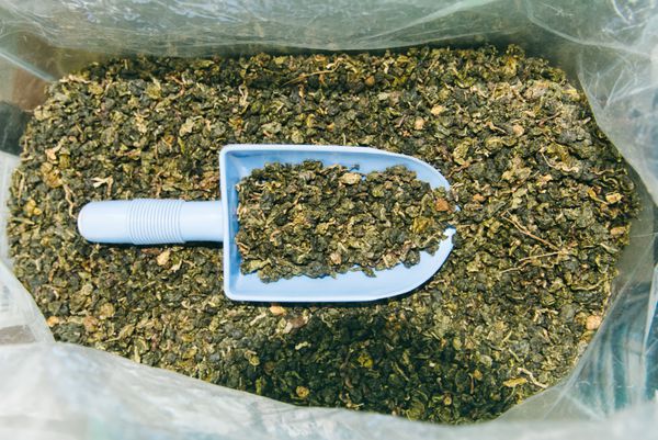 فروش چای سبز در بازار
