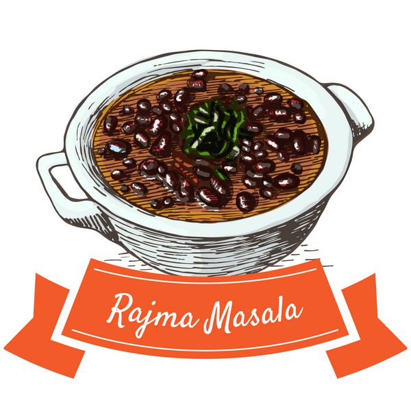 تصویر رنگارنگ Rajma Masala