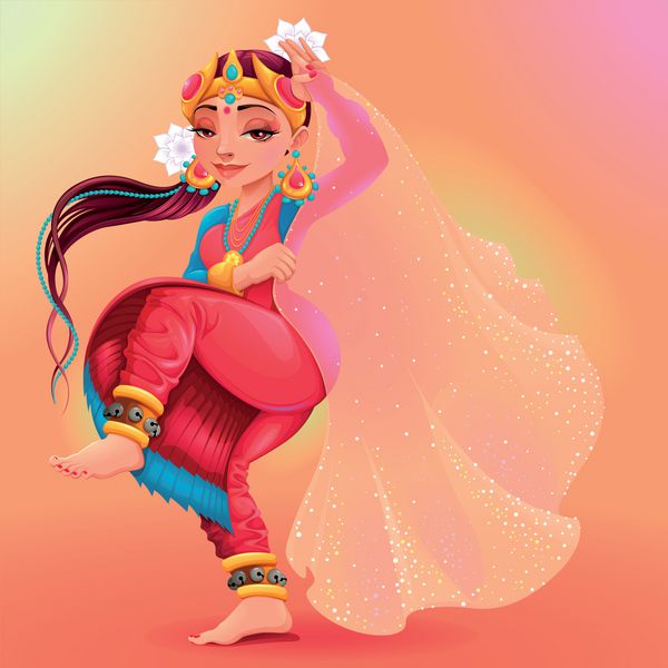 رقصنده هندی به نمایندگی از حجاب مایا