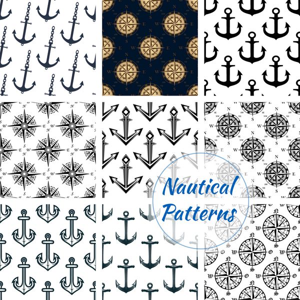 مجموعه الگوهای بدون درز نیروی دریایی هرالدیک دریایی
