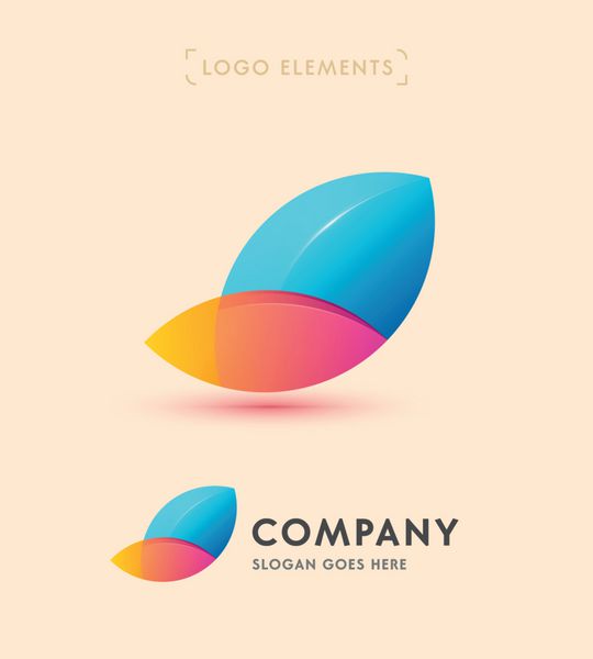 طراحی انتزاعی لوگو شرکت