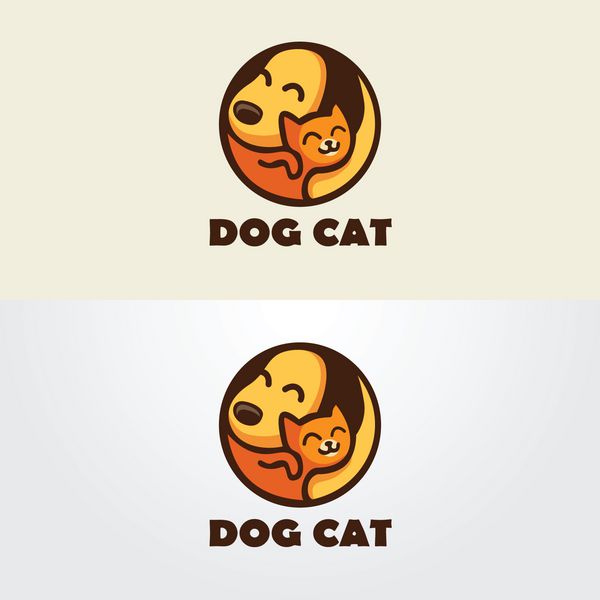 الگوی لوگو فروشگاه حیوانات خانگی