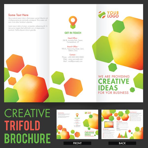 بروشور Creative Tri-Fold for Business